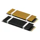 M.2 NVME NGFF 2280 SSD Cooler per PS5 PC Laptop M.2 NVME Dissipatore di calore Radiatore per disco rigido a stato solido in alluminio