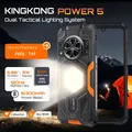 Cubot KingKong Power 5, rugged smartphone Android 15, batteria da 15300 mAh, schermo da 6,88" a 120 Hz, 16 GB di RAM (6 GB + 10 GB espandibili), 128 GB di ROM,MTK G100, 4G telefoni, Luce campeggio,