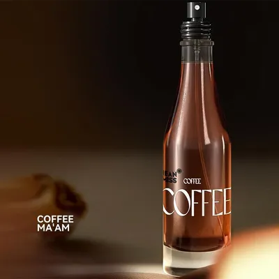 100ml Coffee Brand Lasting Parfum Light Black Coffee Cola Bottle Rose Agarwood Oud Sandalwood