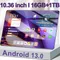 2025 Nuova versione globale 5G Tablet 16GB RAM 1TB ROM Tablet da 10.36 pollici Android 13.0 Pad 10 CoreTablet PC Dual Wifi Dual SIM Card