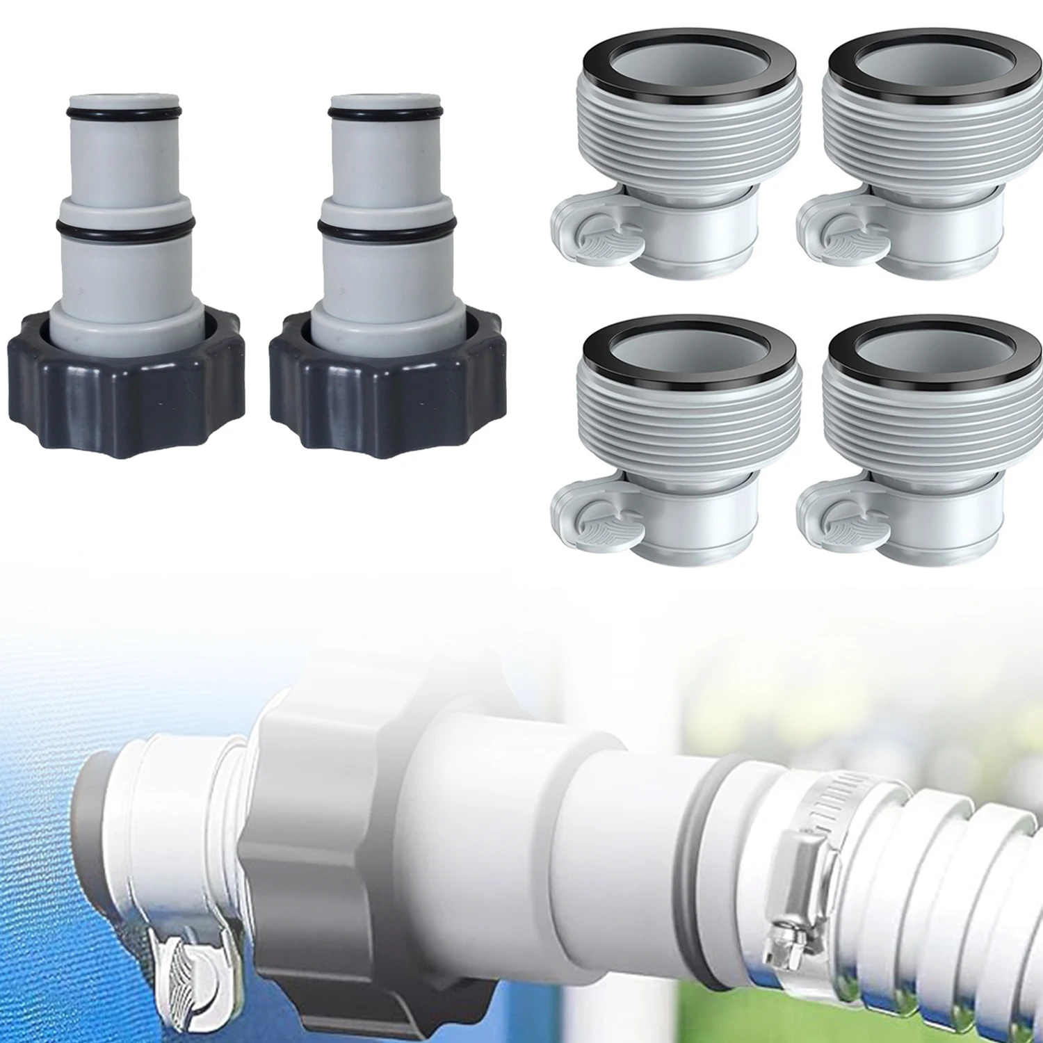 Adaptateur de tuyau de piscine 1.25 