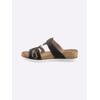 Pantolette FISCHER, Damen, Gr. 41, schwarz, Lederimitat, modisch, Schuhe