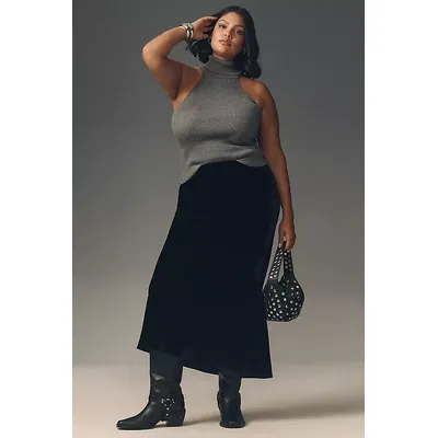 The Tilda Maxi Slip Skirt: Velvet Edition