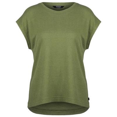 Stoic - Women's WoolHemp VarbergSt. Pique Top - Top Gr XS oliv Image