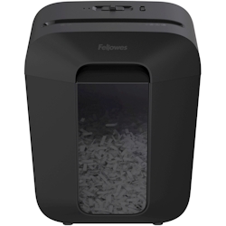 Fellowes Aktenvernichter Powershred LX45 Cross-Cut Partikel 4x37mm schwarz Packung mit 2 Stück Image
