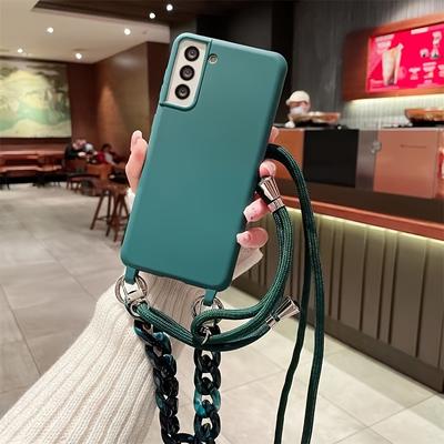 TEMU Fashionable Candy-colored Lanyard Phone Case Image