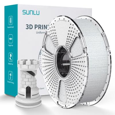 TEMU Sunlu 1kg High Speed Marble Pla Filament For 3d Printer, 600mm/s, Natural Marble-like Texture, Smooth Printing, Plastic Material Image