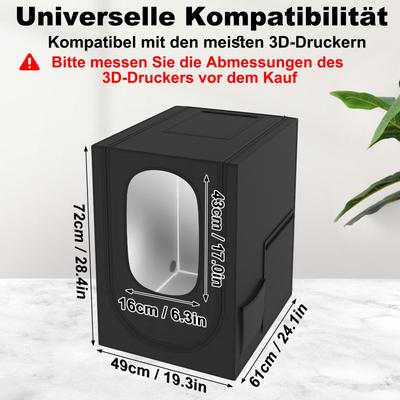 TEMU 3d Printer Housing, Protective Cover, Protective Shell, Printer Protective Cover, Dust Cover, Sizes