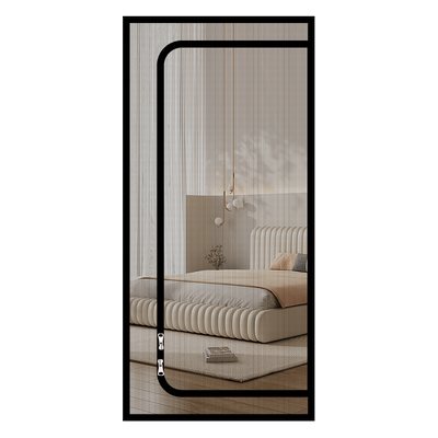TEMU Door Curtain With Zipper Design To Prevent Kittens And Puppies From Escaping, Insulating Netting To And Insects Image