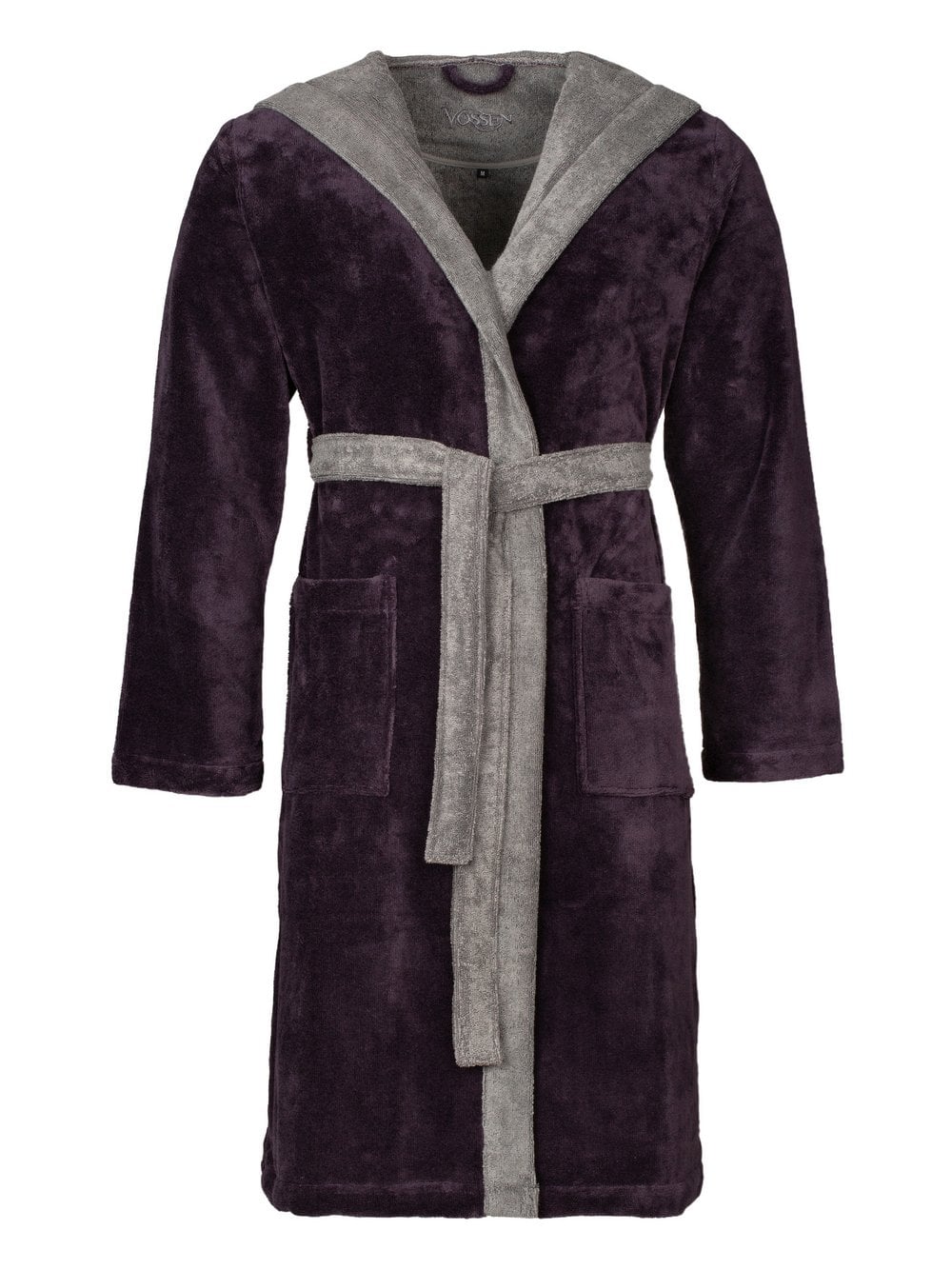 Vossen Bademantel Damen grau, S Image