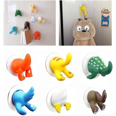 Tierhaken, Saugnapf, Saugnapfhaken für Kinder, ohne Bohren, Saughaken, wasserdicht, Saugnapfhaken Image
