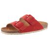 Pantolette VERBENAS "Randell Velour", Damen, Gr. 35, rot, Veloursleder, klassisch, Schuhe, Sommerschuh, Schlappen, Hausschuh, Urlaubschuh mit Softfußbett
