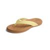 Zehentrenner REEF "CUSHION HARMONY", Gr. 40, gelb (pale banana), Textil, Synthetik, sportlich, Schuhe