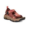 Sandale TEVA "GRANDVIEW MAX SANDAL WOMEN", Gr. 38, mahogany, blooming dahlia, Textil, Synthetik, sportlich, Schuhe, Outdoorsandale atmungsaktiv und schnell trocknend mit Vibram Sohle