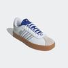 Sneaker ADIDAS SPORTSWEAR "VL COURT 3.0", Gr. 43, cloud weiß, crystal weiß, semi lucid blau, Leder, Synthetik, sportlich, Schuhe, inspiriert vom Design des adidas samba