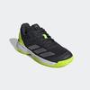 Tennisschuh ADIDAS PERFORMANCE, Gr. 37, carbon, iron metallic, lucid lemon, Textil, Synthetik, sportlich, Schuhe