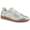 Sneaker ANISTON SHOES, Damen, Gr. 40, bunt (silberfarben, weiß), Synthetik, modisch, Schuhe, Retro-Sneaker, Freizeitschuh, Schnürschuh - neue KOLLEKTION