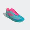 Fußballschuh ADIDAS PERFORMANCE "F50 LEAGUE MESSI FG/MG", Gr. 47, flash aqua, lucid pink, lucid cyan, Synthetik, Textil, sportlich, Schuhe