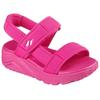 Sandale SKECHERS "UNO LITE SANDAL", Kinder, Gr. 32, pink, Textil, sportlich, Schuhe, leichte Sandale mit Klettverschluss, Größenschablone zum Download