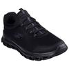 Slip-On Sneaker SKECHERS "GLIDE-STEP", Herren, Gr. 46, schwarz (schwarz, schwarz), Textil, sportlich, Schuhe, Trekkingschuh, Freizeitschuh, Sneaker zum Schlupfen