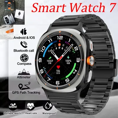 Original SK7 Ultra Smart Watch 2025 Watch7 47 mm Echter Herzfrequenzmesser Drahtlose Image