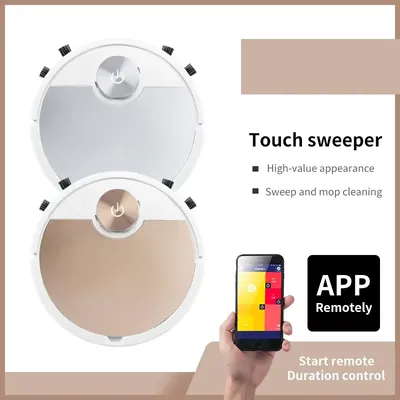 Neue ES06 Roboter Staubsauger APP Drahtlose Reinigung Maschine Smart Fernbedienung Kehren Boden Für Hause Staubsauger Image
