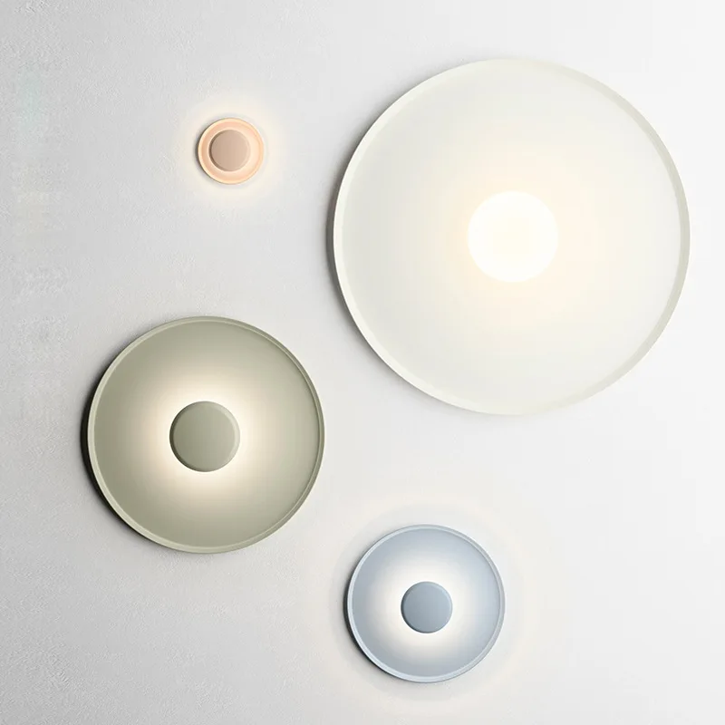 Nordic Einfache Kreisförmige Design LED Decken Lampe für Wohnzimmer Esszimmer Lebensmittel Tische Schlafzimmer Lichter Wohnkultur Kronleuchter Leuchten