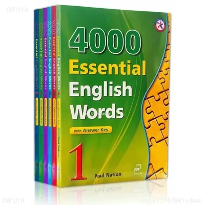 6 Bücher/Set 4000 Essential English Words Vollfarbige neue Version des Englisch-Lernführers Image