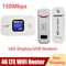 4G LTE WLAN-Router, 150 Mbit/s, kabelloser WLAN-Repeater, Netzwerk-Expander, USB-Modem-Router, WLAN-Hotspot, mobiler Taschen-Router für Reisen