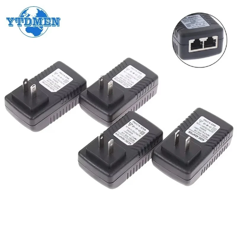 POE Injektor Ethernet Netzteil 12V 18V 24V 48V 0,5A 1A 2A 24W POE für POE Schalter Netzteil EU/Us-stecker Image
