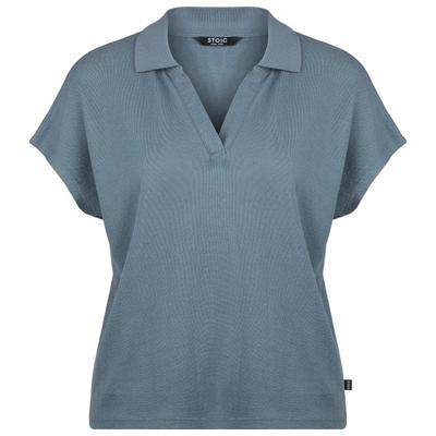 Stoic - Women's WoolHemp VarbergSt. Pique Polo - Polo-Shirt Gr XL grau Image