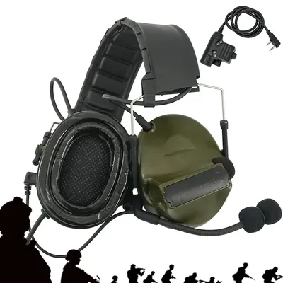 Taktisches Headset TSC2 Gehörschutz Aktives Schieß-Headset mit Geräuschunterdrückung und taktischem Image