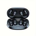 Auricolari True Wireless X58 Bluetooth 5.3 Auricolari a Clip TWS con Custodia di Ricarica Display LED per Viaggi e Ufficio