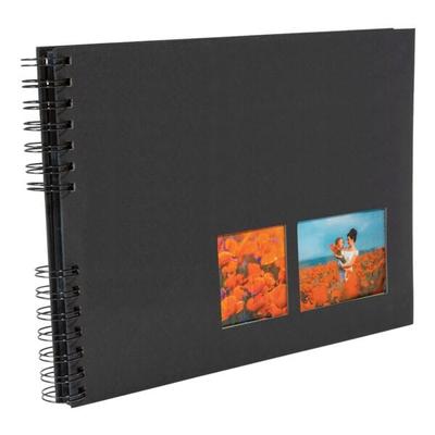 EXACOMPTA Fotoalbum Milano 32x22 cm 50 Seiten schwarz, 32x3 cm Image