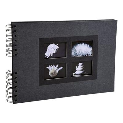EXACOMPTA Fotoalbum Passion 32x22 cm 50 Seiten schwarz, 32x3 cm Image