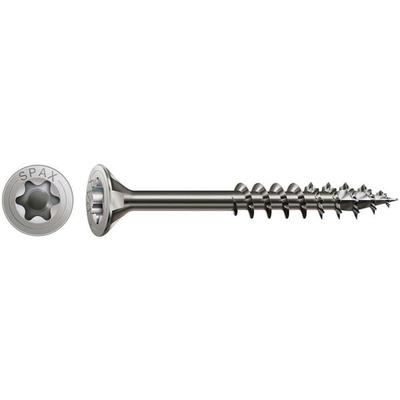 SPAX Universalschrauben T20 Senkkopf Edelstahl A2 4 x 45 mm 200 Stück silber Image