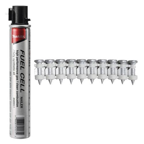 makita Betonnägel-Sortiment »196286-3 HC6« 17 mm 3,1x17 mm 1000 Stück mit Gaskartusche