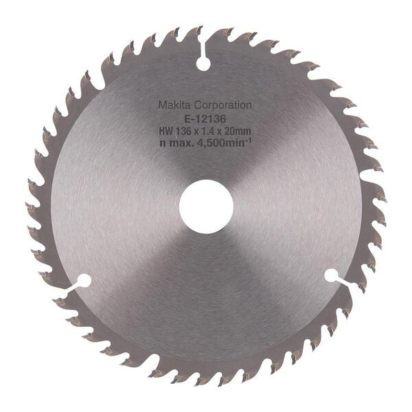 makita Kreissägeblatt »E-12136 EFFICUT« 136,0 mm 45 Zähne Image