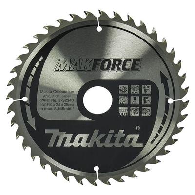 makita Kreissägeblatt »B-32340 MAKFORCE« 190,0 mm 40 Zähne braun Image