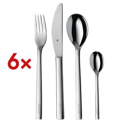 WMF 6x 4-tlg. Besteck-Set »Nuova« silber Image
