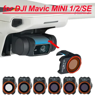 1/4/6pcs Camera Lens Filters for DJI Mavic Mini 1 2 SE UV/CPL/ND/PL Set Drone Lens Protector Optical
