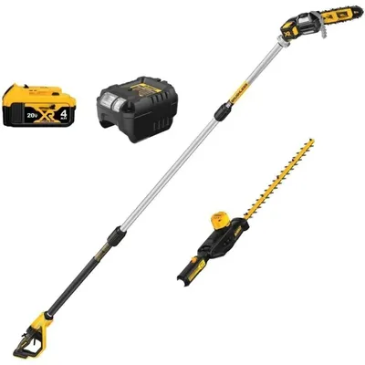 DCKO86M1 20V MAX* Cordless Pole Saw and Pole Hedge Trimmer Combo Kit