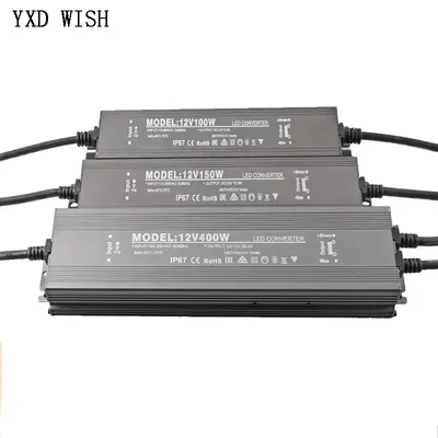 Switching Power Supply AC 110V-265V to DC 12V 24V 60W 100W 150W 200W 300W 400W Outdoor LED Light