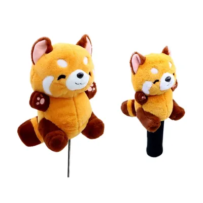 New golf Wood head cover women Driver fairway plush cute cartoon lady golf Driver FW head cover