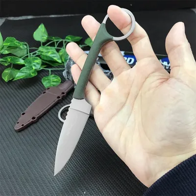 Fixed Blade Knife CD 20AZ Outdoor Camping Knife 440C Blade Nylon Fiber Handle EDC Tool Hiking