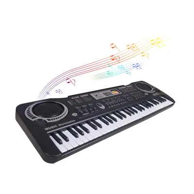 US 61‑Key Electric Digital Key Board Piano Musical Instruments Kids with Microphone Electric Piano
