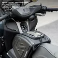 Motorcycle Tank Bag Easy Installation Wear Resistant Large Capacity PU EVA Gas Oil Fuel Tank Bag Hard Shell for Yamaha Nmax