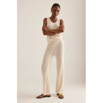 Selected Femme Agny High-Rise Knit Trousers