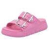 Pantolette RIEKER, Damen, Gr. L (40/41), pink, Synthetik, unifarben, sportlich, Schuhe, Plateau, Sommerschuh, Schlappen in Weite G (=weit), Topseller