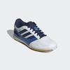 Fußballschuh ADIDAS PERFORMANCE "SUPER SALA COMPETITION III KIDS IN", Gr. 37, cloud weiß, dunkelblau, silber metallic, Synthetik, Textil, sportlich, Schuhe